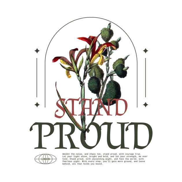 Stand Proud Botanical botany botanist by Tip Top Tee's