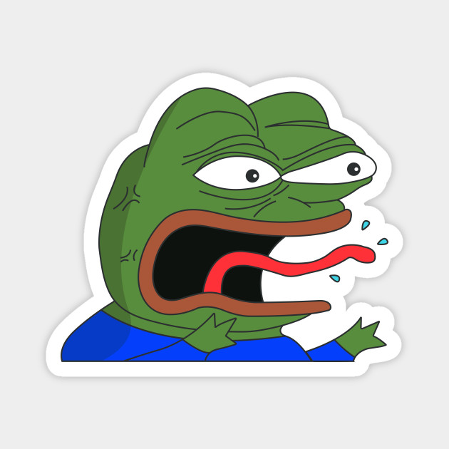 Angry Pepe Angry Pepe Magnet Teepublic