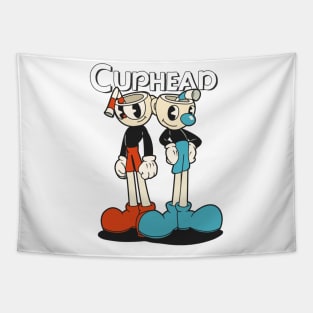 Cuphead and Mugman Tapestry