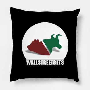 WallStreetBets - Diamond Hands - Reddit WSB Stock Market Pillow