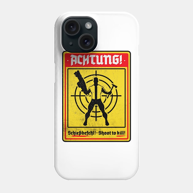 Achtung! (Scratch) Phone Case by demonigote