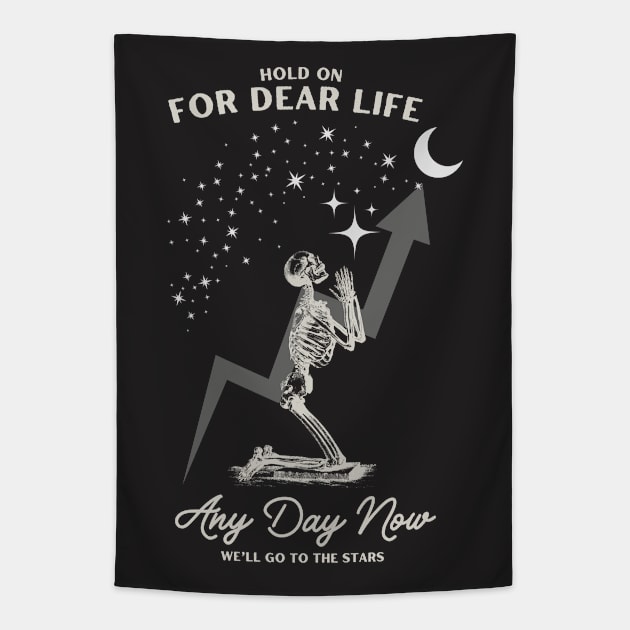 HODL Any Day Now T-Shirt Tapestry by Czajnikolandia