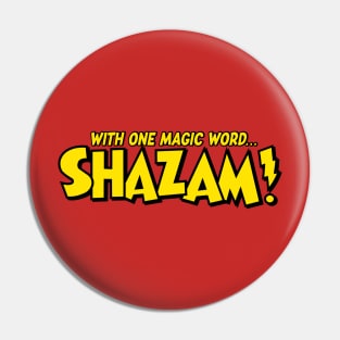 With one magic word . . . SHAZAM! Pin