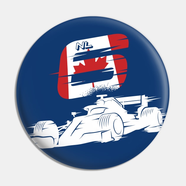 We Race On! 6 [Flag] Pin by DCLawrenceUK