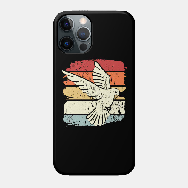 Pigeon Retro Vintage - Pigeon - Phone Case