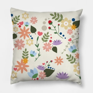 Colorful flowers Pillow