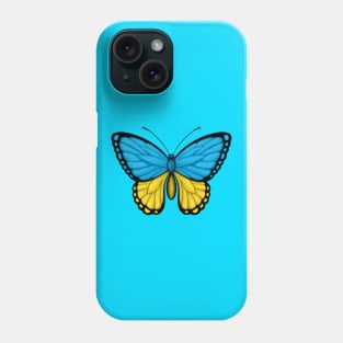 Ukrainian Flag Butterfly Phone Case