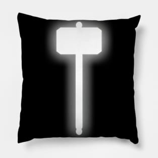 Spiritual Weapon (White Hammer) Pillow