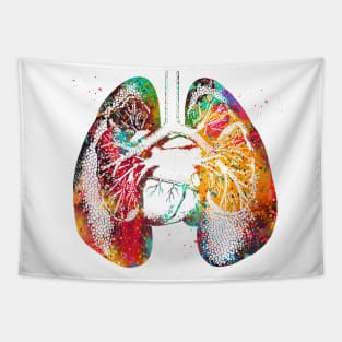 Lungs and Heart Tapestry