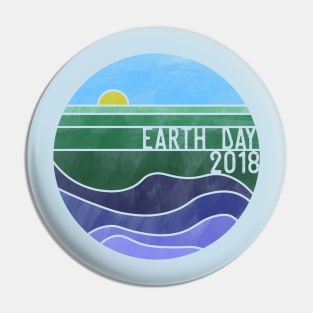 Earth Day 2018 - Transparent Pin