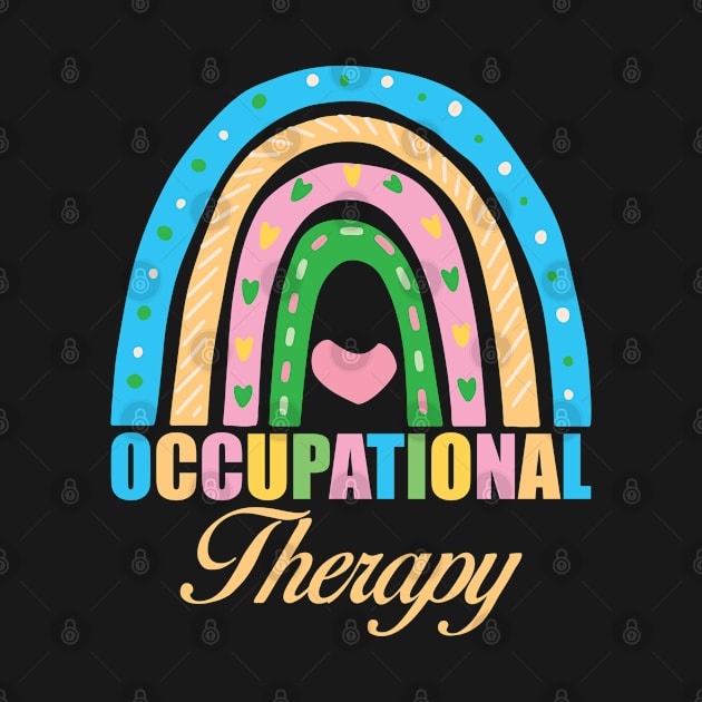 Occupational Therapy, Occupational Therapist OTA Colorful by mosheartstore