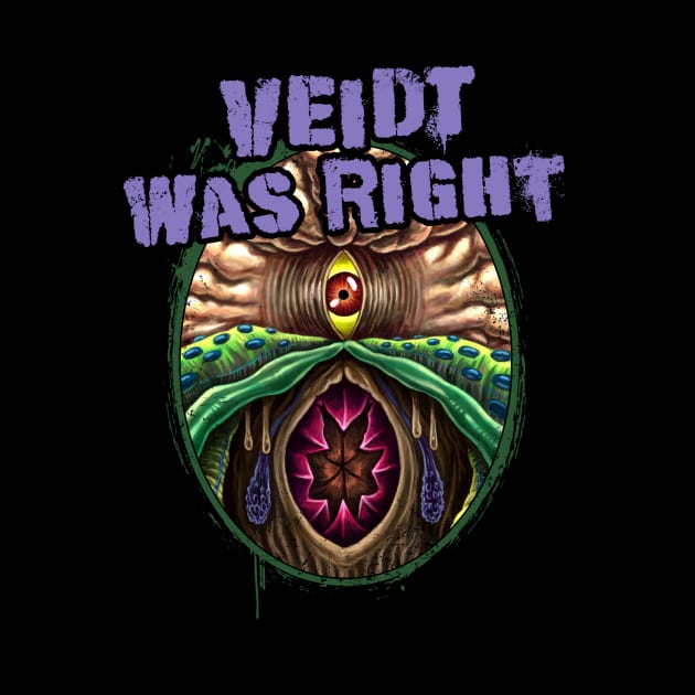 Veidt Was Right (Black Print) by Nerdology