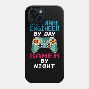 Software Engineer By Day, Gamer By Night Phone Case