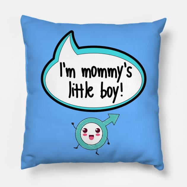 I'm Mommy's Little Boy - Baby Shower Gift Pillow by The Little Ones Collection