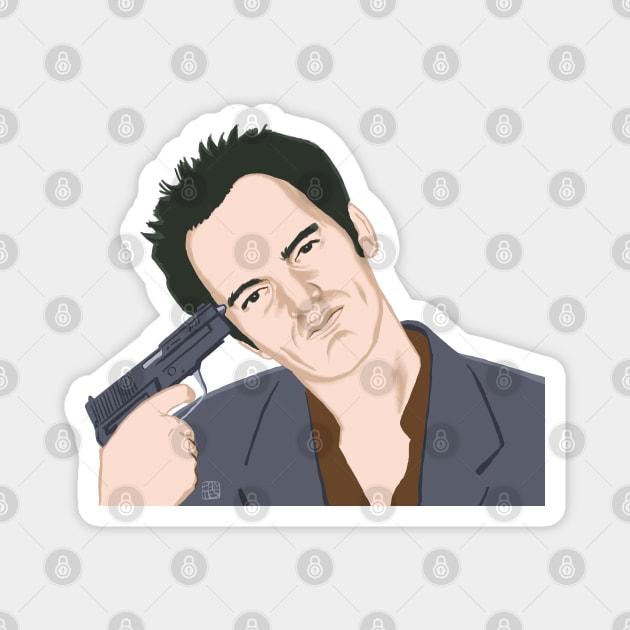 Movie director Tarantino Magnet by Chill Studio