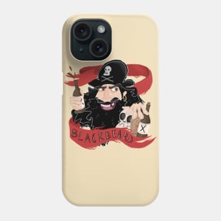 Blackbeard Pirate Character Phone Case
