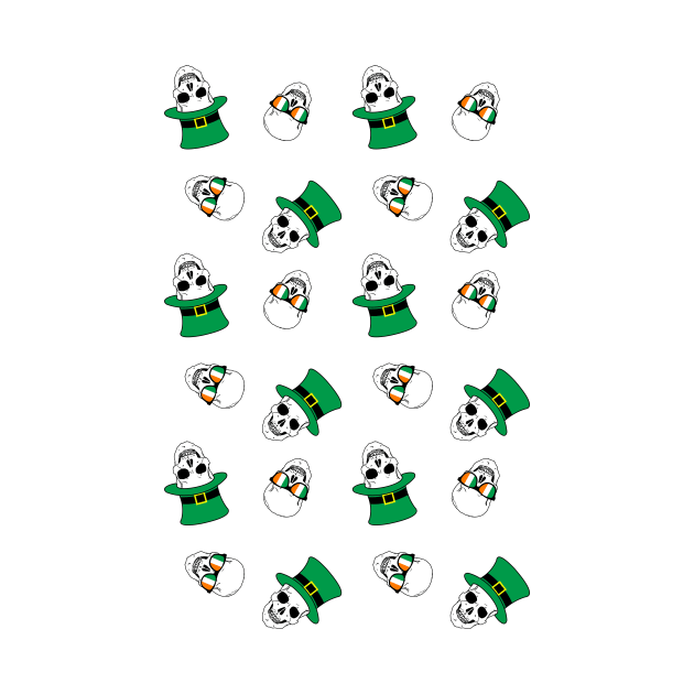 st. paddy's day skulls by B0red