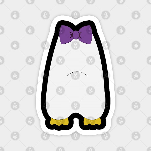 Halloween costume penguin tuxedo gift Magnet by MrTeee