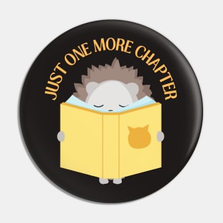 Reading hedgehog Just one more chapter romance novels young adult fiction I Love Books Pin