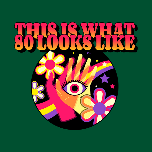 This is what 80 looks like (flower Hands Eye) by PersianFMts