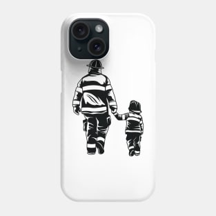 Father and Son Firefighter! Phone Case