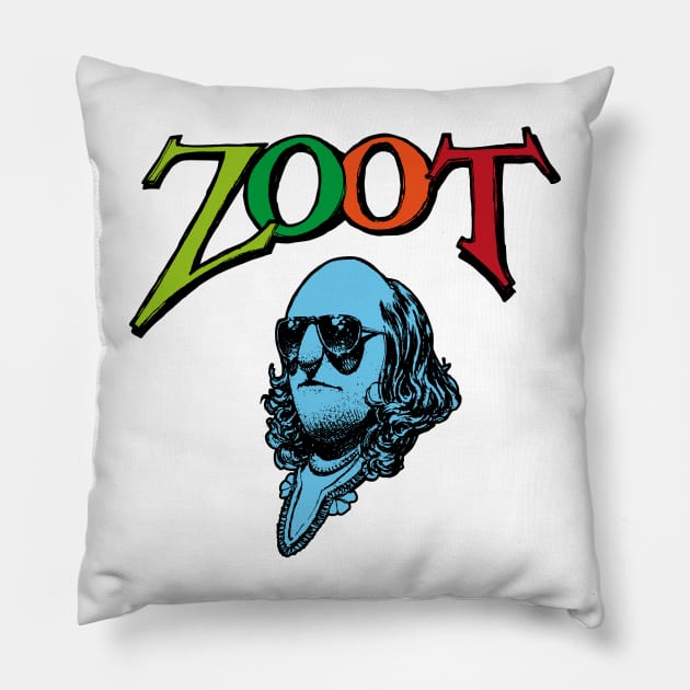 Zoot is the balding blue Pillow by tekiwalk