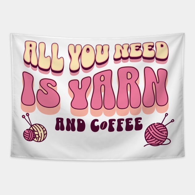 Yarn and Coffee Tapestry by Maison de Kitsch