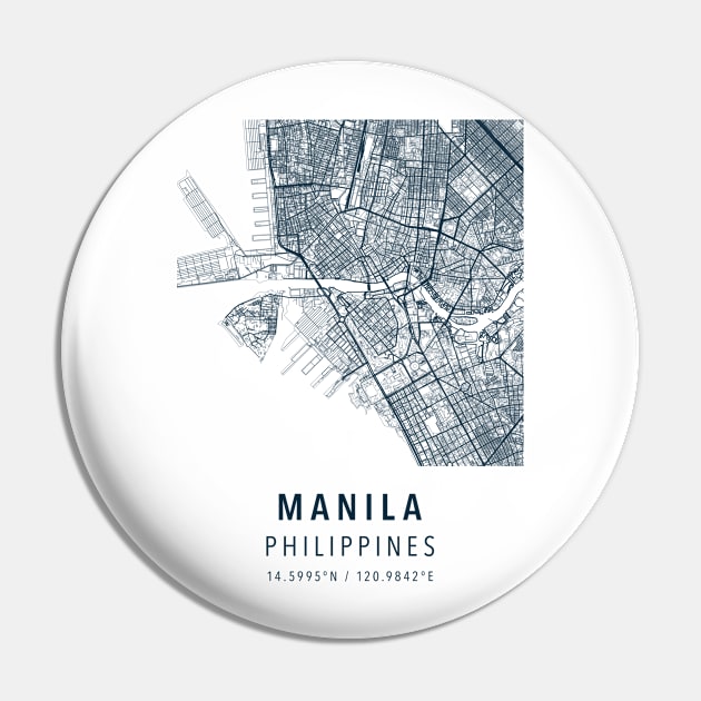 manila simple map Pin by boy cartograph