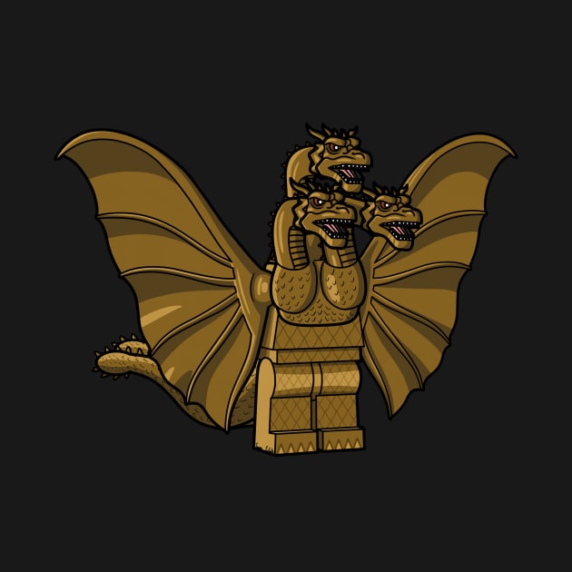 LEGO King Ghidorah by schultzstudio