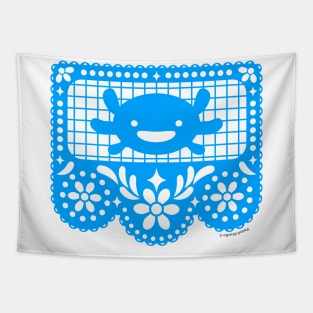 Oli Axolotl decorative Blue by Patoli Studio Tapestry