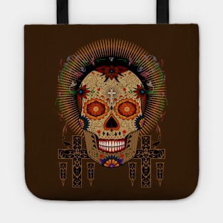 Day of the Dead Sugar Skull Tote