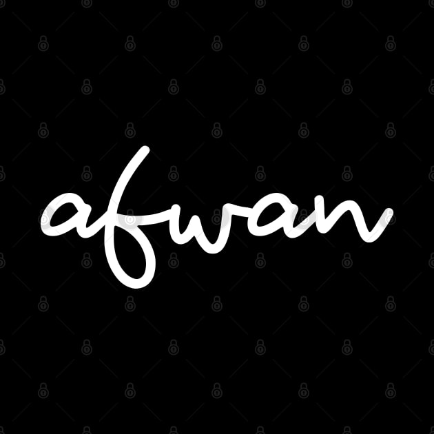 afwan - white by habibitravels