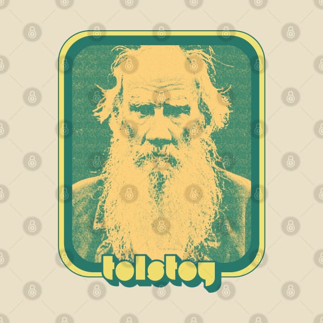 Leo Tolstoy // Retro Aesthetic Fan Art by DankFutura