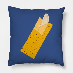 Banana in a Sleeping Bag Pillow