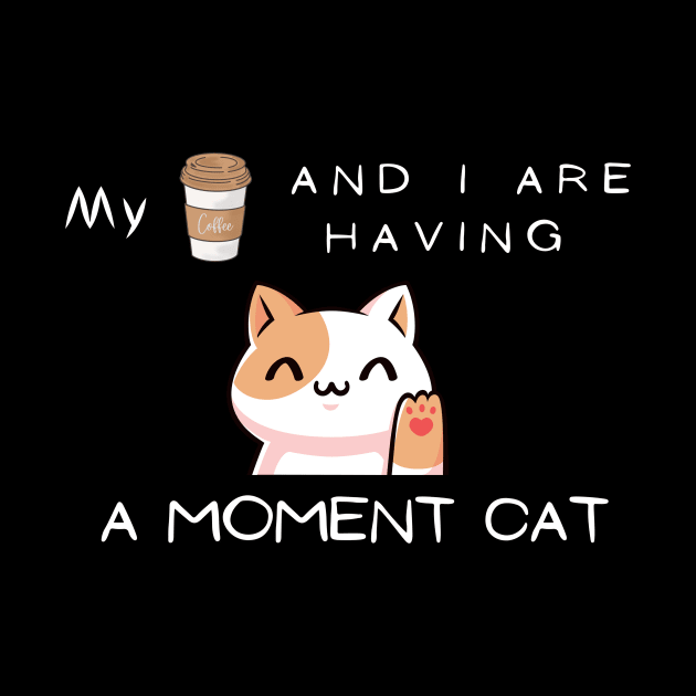 My coffee and I are having a moment cat by TheHigh