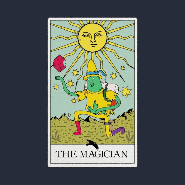 Magic Man Tarot Card - Adventure Time by kvothewordslinger