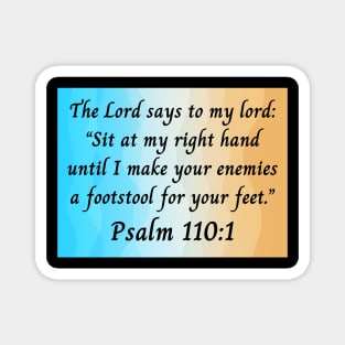 Bible Verse Psalm 110:1 Magnet