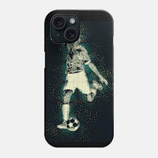 Abstract Football Player Artwork Phone Case