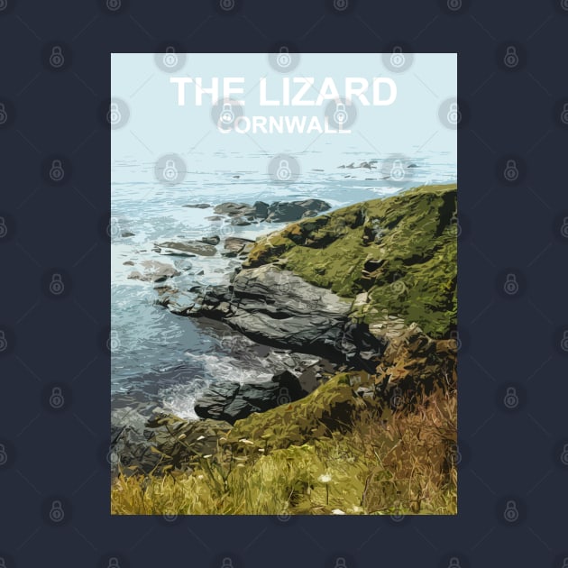 The Lizard Cornwall art gift. by BarbaraGlebska