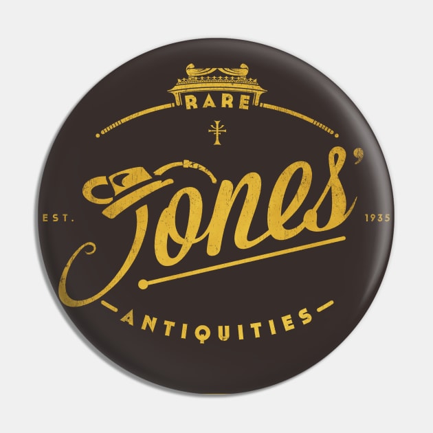 Jones' Rare Antiquities - gold Pin by HtCRU