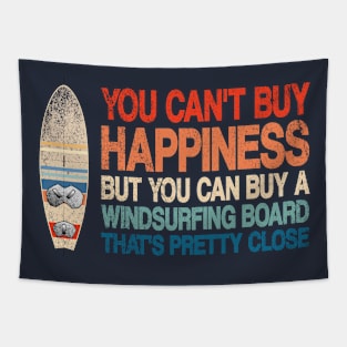 You Can't Buy Happiness But You Can a Windsurfing Board Tapestry