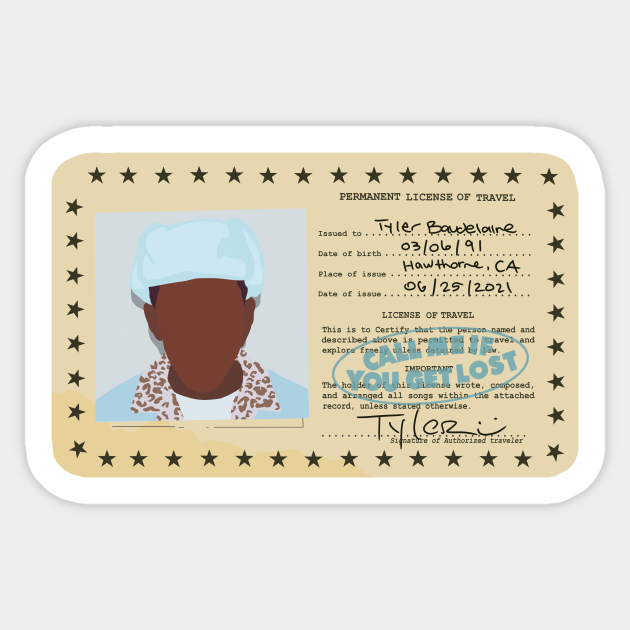 Call Me If You Get Lost Tyler Tyler The Creator Sticker Teepublic