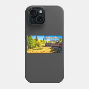 Cumbres and Toltec Narrow Gauge Railroad Route Phone Case