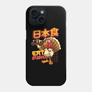 Funny Japanese Sushi Turkey Phone Case