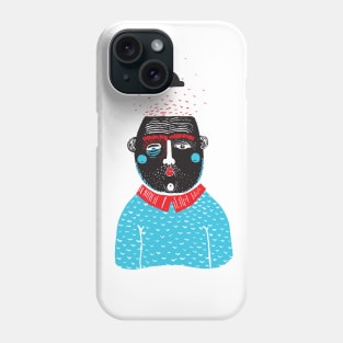 PORTRAIT OF ONE NOSTALGIC MAN Phone Case