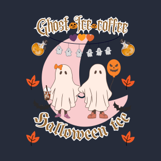 Ghost's Ice Coffee Halloween tee Sweatshirt, fear dark T-Shirt