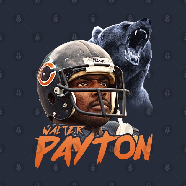 Walter Payton by darklordpug