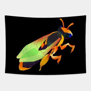 Bee Insect Bug Creature Galaxy Tapestry