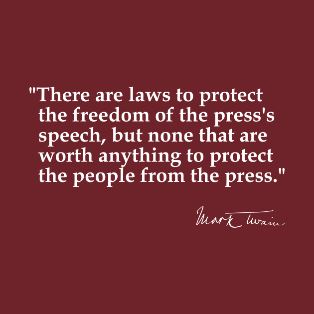 Quote on Freedom of the Press by numpdog