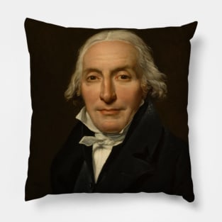 Portrait of Jean-Pierre Delahaye by Jacques-Louis David Pillow